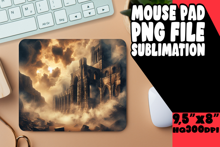 Luminous mouse PAD Artistic Style, Horror Halloween