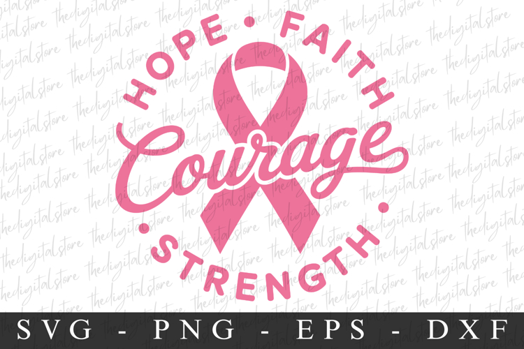 Cancer Awareness SVG Image 6