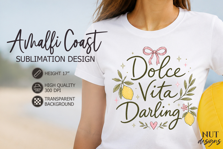 Summer sublimation Dolce Vita Darling Amalfi Coast example image 1