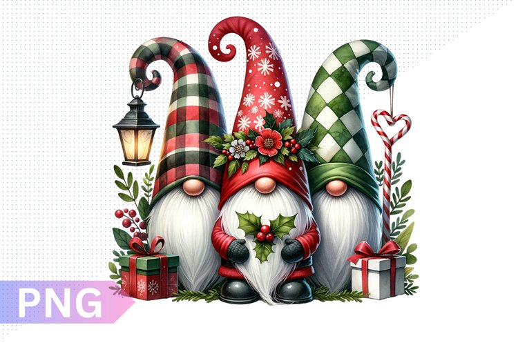 Christmas Gnome Sublimation, Clipart PNG Design