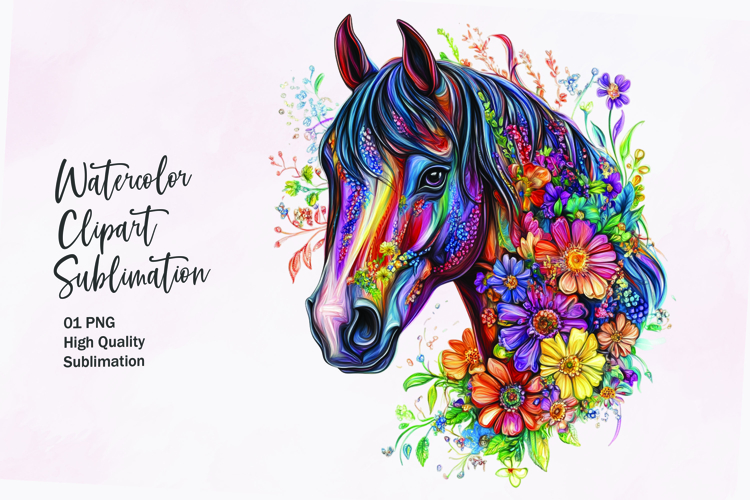 Horse Head Clipart Image 8