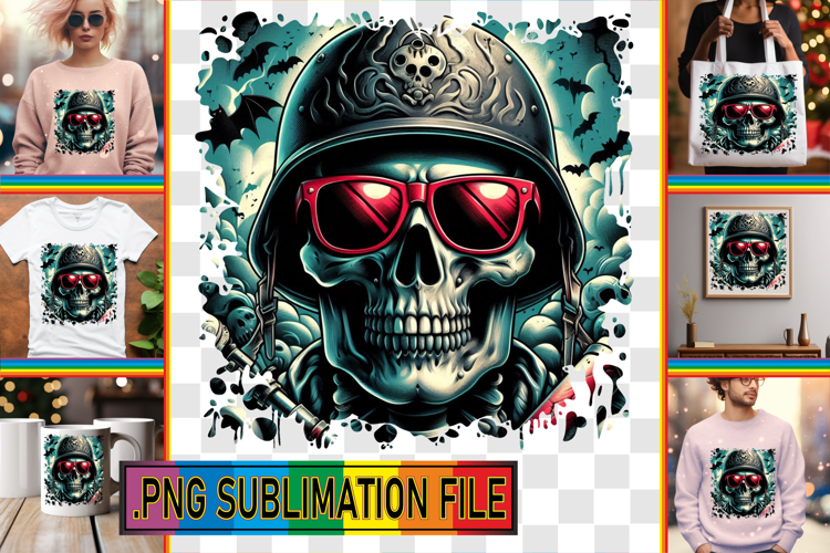 Sweet TOTE BAG Gift Ideas PNG, Skull