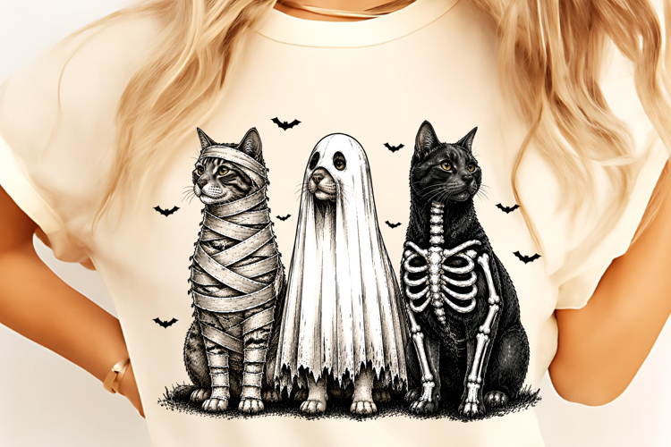 Trending Halloween PNG, Spooky Season PNG, Halloween Cat PNG