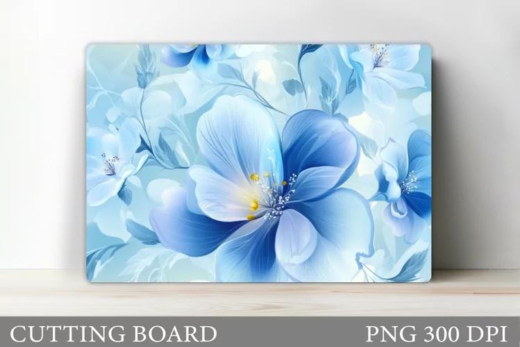 Flowers Cutting Board Design. Flowers Kitchen Cutting Board
