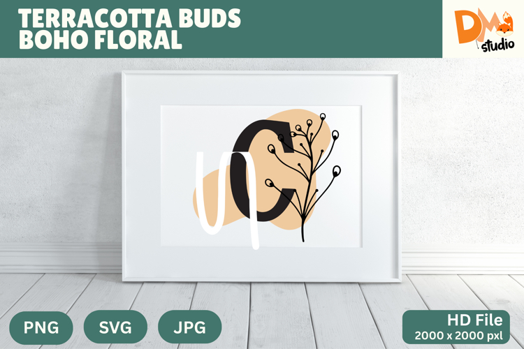 Floral Monogram Letter Svg Image 7