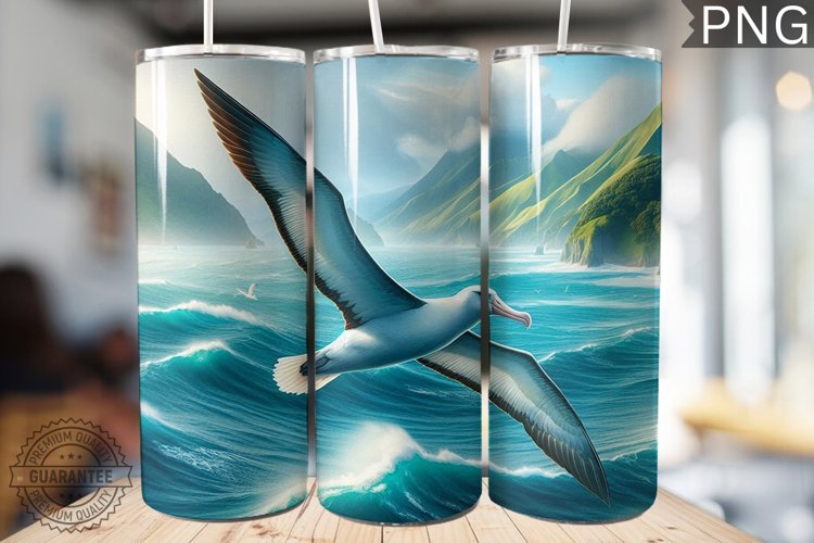 Albatross Tumbler Wrap - Albatross Tumbler Design example image 1