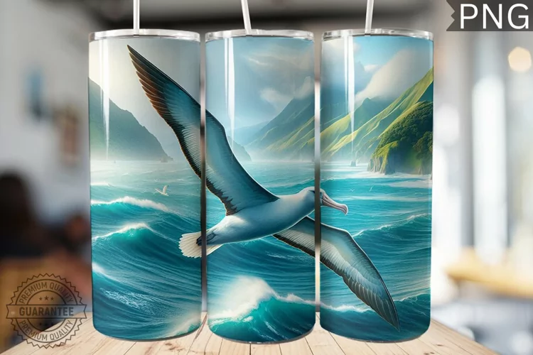 Albatross Tumbler Wrap - Albatross Tumbler Design