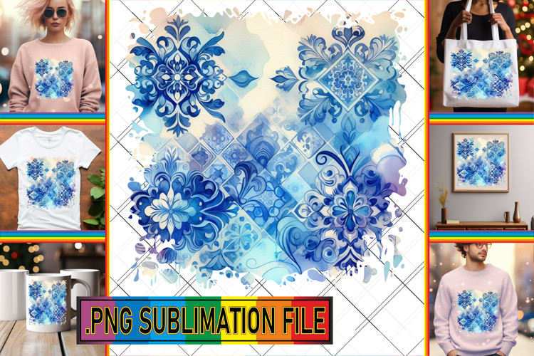 ENCHANTED TSHIRT Ideas PNG, Watercolor Pattern