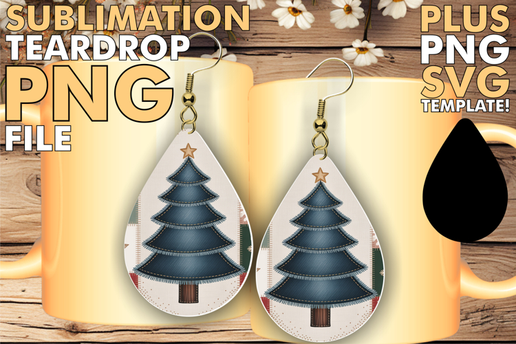 Whimsical Teardrop Earrings Gift, Christmas