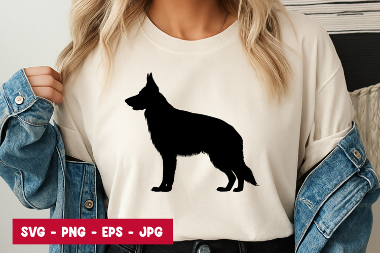 Dog Profile Silhouette SVG