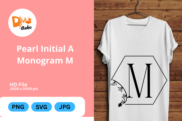Pearl Monogram Svg Image 14
