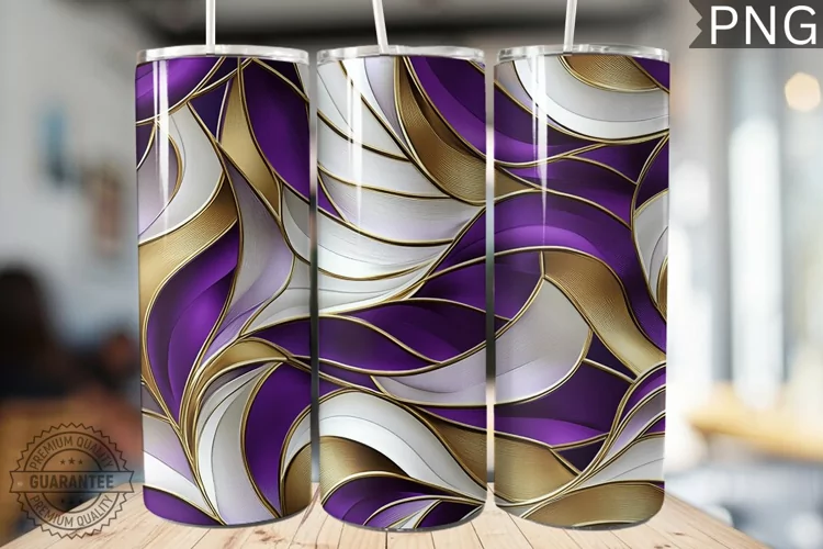 Abstract Pattern Tumbler Warp - High Quality 300 Dpi