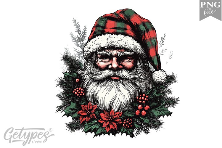 Santa Christmas Clipart Image 8