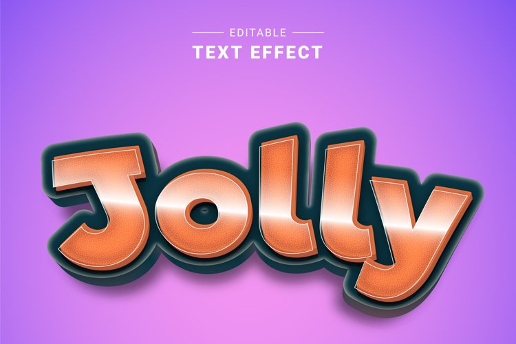 Editable Text Effect for Illustrator. Vector Graphic styles