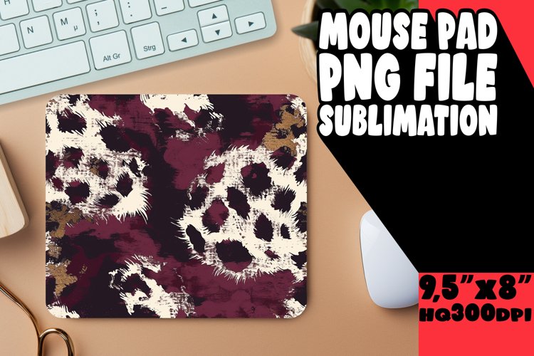 Exotic Beauty Sublimation Mouse Pad