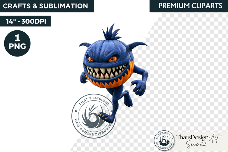 Halloween Little Monster Clipart Png, Spooky Cute Fantasy