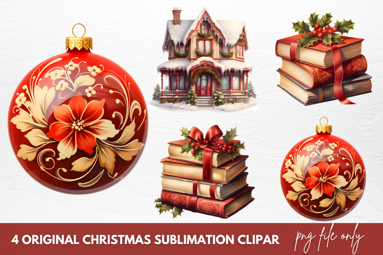 Christmas Watercolor Clipart Image 9