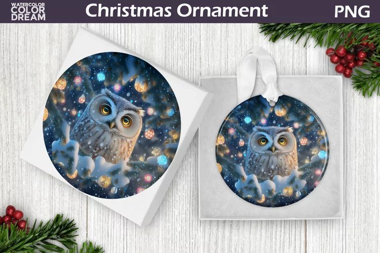 3D Owl Christmas Ornament | Christmas Ornament Design