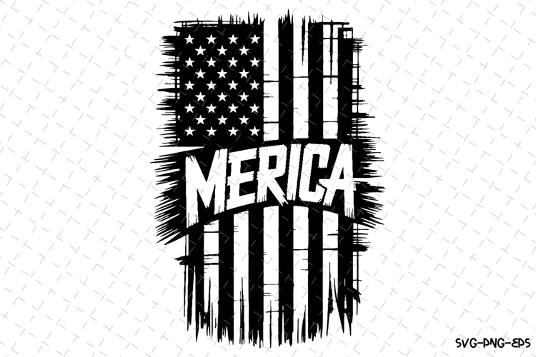 Merica Flag SVGs Image 4