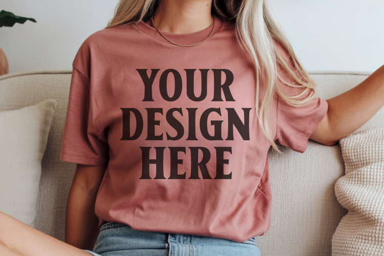 Cumin Comfort Colors 1717 Christmas Shirt Mockup, Cozy
