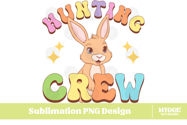 Easter Bunny Sublimation PNG Chick Farm Hip Hop Spring Joy