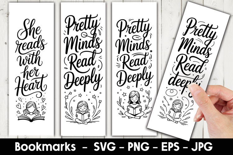 Pretty Minds Bookmark Sublimation