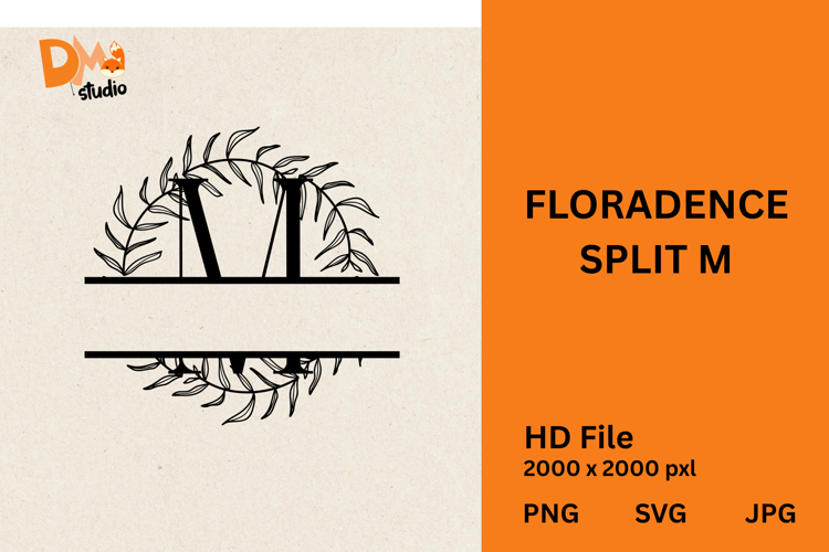 Floral Monogram Letter Svg Image 4