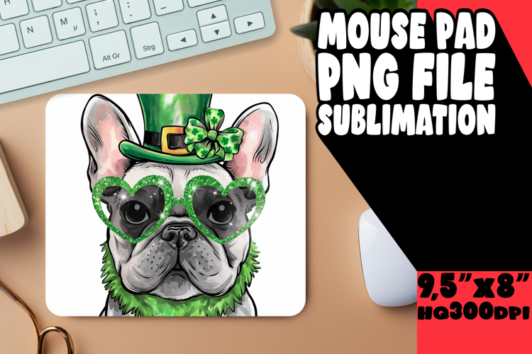 BLISSFUL MOUSE PAD INSPIRATIONAL DESIGN, St Patrick