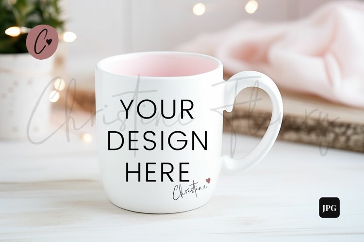 Valentine's Mug Mockup | Valentine's Day Mockup example image 1