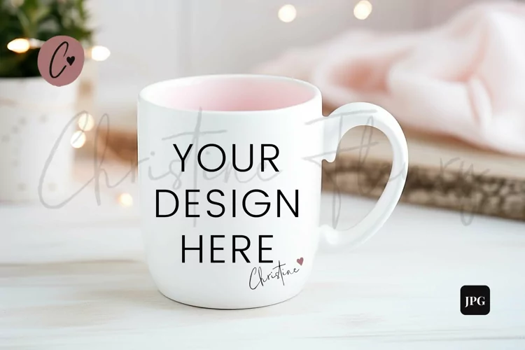 Valentine's Mug Mockup | Valentine's Day Mockup