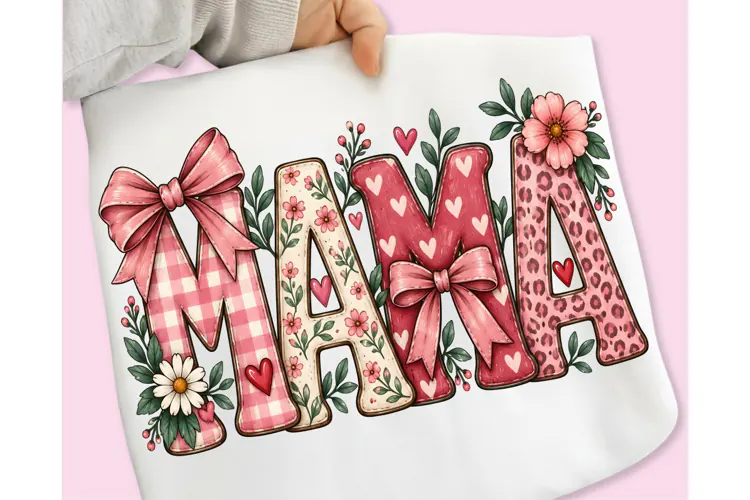 Mama Floral Wild Flower PNG, Mama PNG