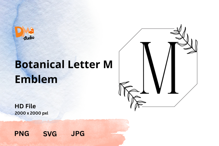 Floral Letter Svg Image 24