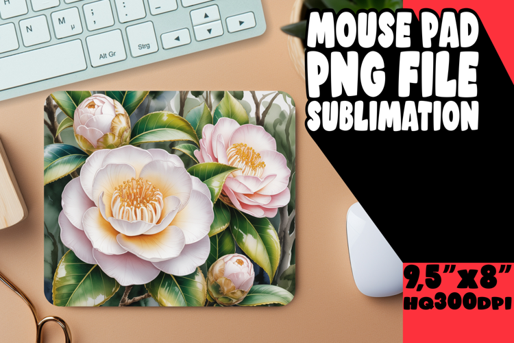BLISSFUL DESK PAD ARTISTIC PNG, Flowers