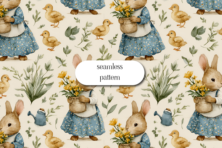 Floral Seamless Pattern Image 4