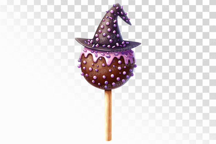 Witch Hat Halloween Chocolate Pop PNG