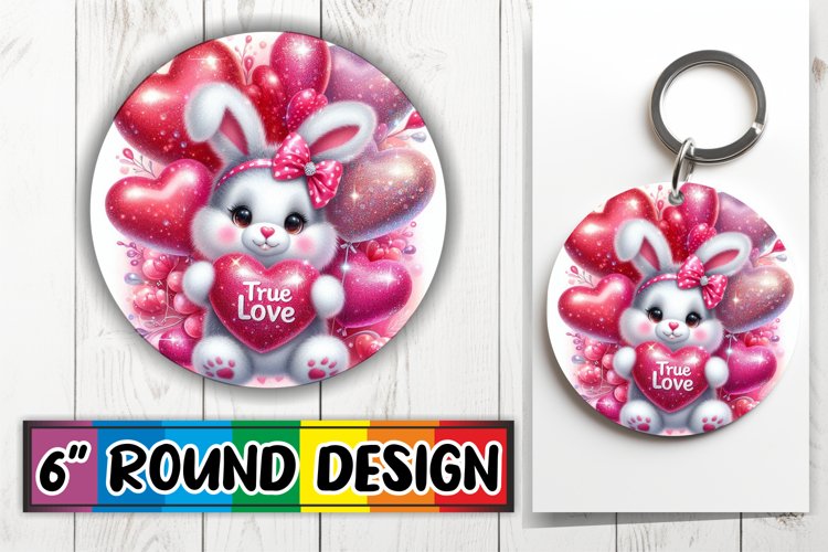 Joyful Coasters Circle PNG Style, Valentines