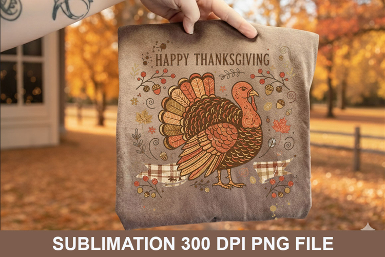 Happy thanksgiving Sublimation - Halloween PNG Design