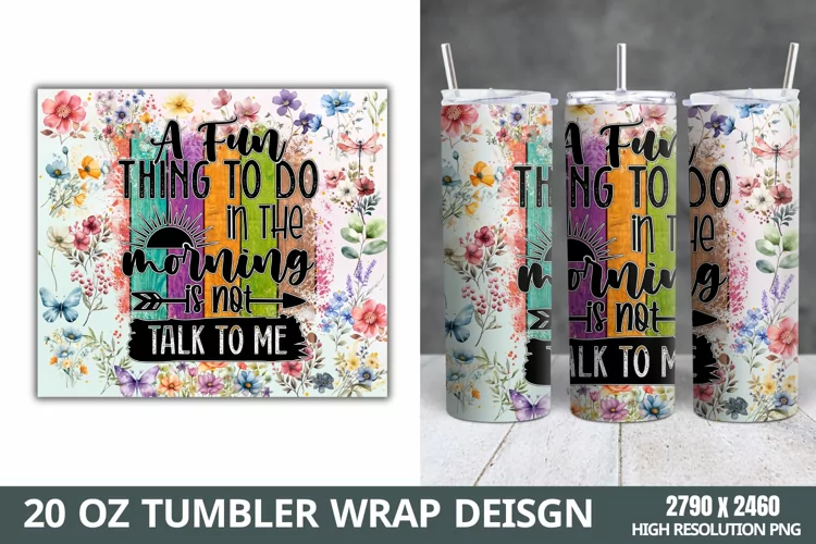 Funny Quotes 20oz Skinny Tumbler Sublimation,