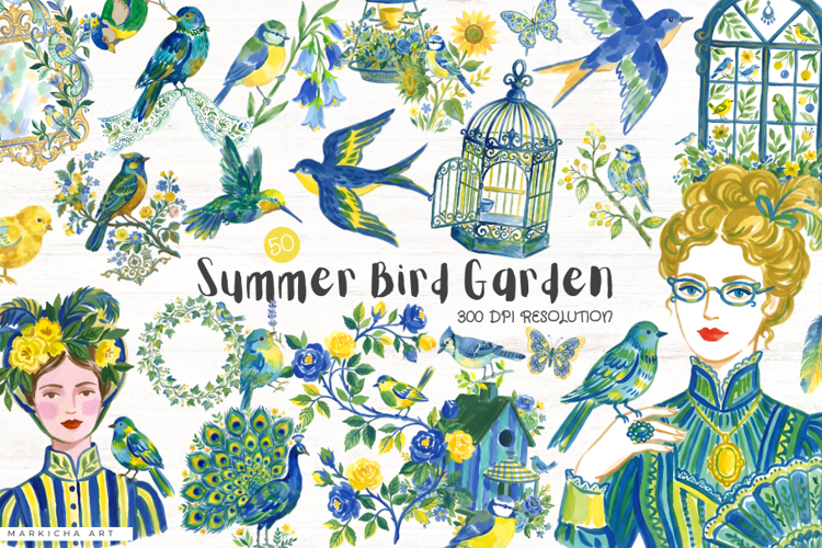 Summer Flowers Clipart Image 3
