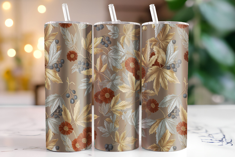 Flower Tumbler Wrap | Sublimation | Tumblers