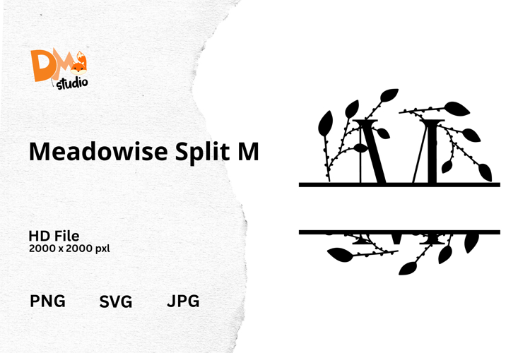 Floral Monogram Letter Svg Image 16