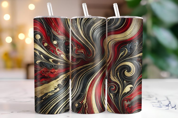 Abstract Tumbler Wrap | Sublimation | Tumblers example image 1