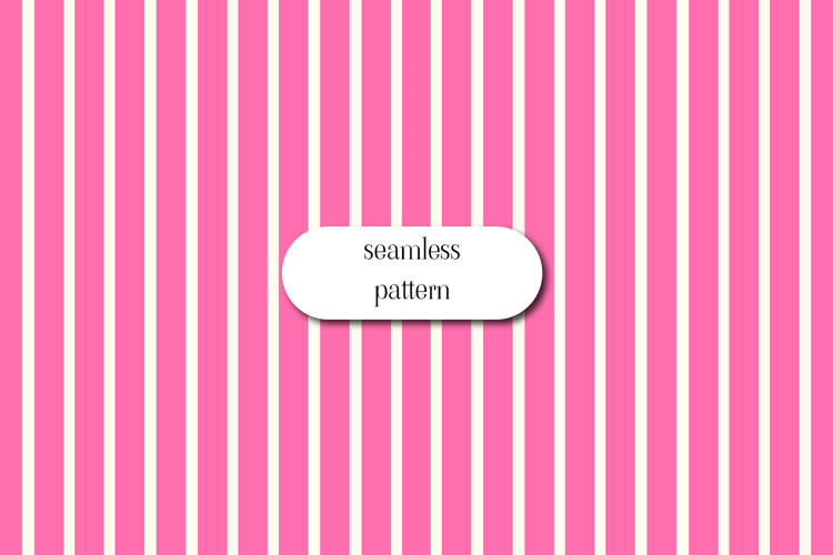 Pink Vertical Stripe Seamless Pattern