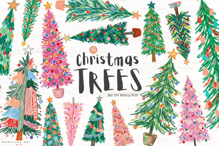Pine Trees Clipart
