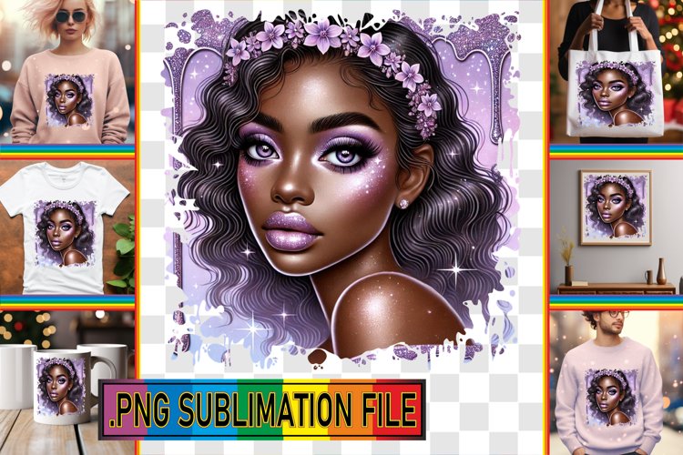 Messy Bun Sublimation Designs Image 10
