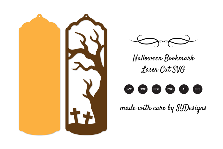 Halloween Bookmark Laser Cut SVG