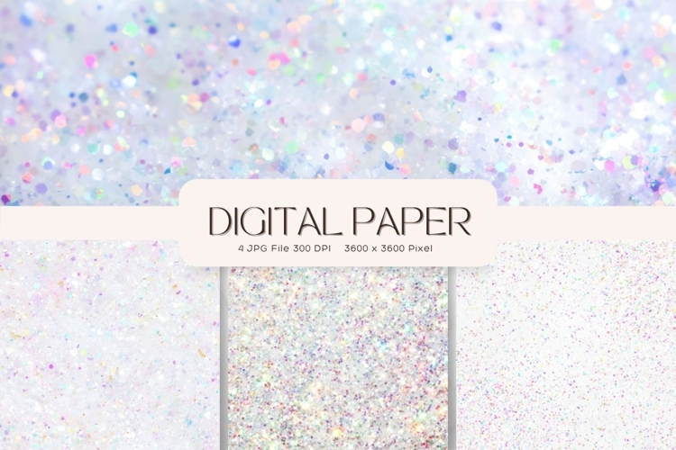White glitter Background Wallpaper Sparkles Digital Paper_13