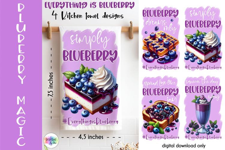 Blueberry Illustration Image 10