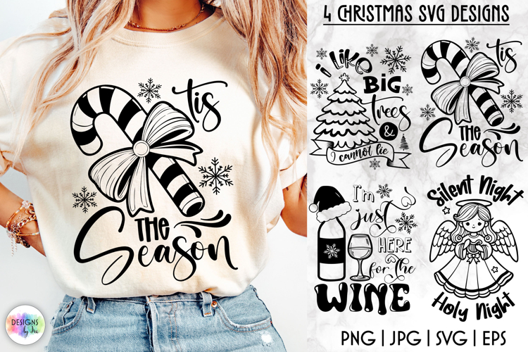 Christmas SVG Designs, Funny Christmas Quotes SVG