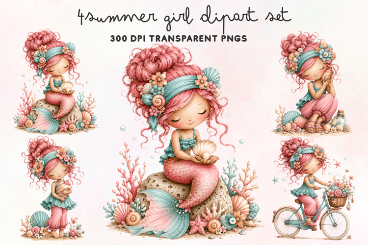 Summer Watercolor Clipart Image 21